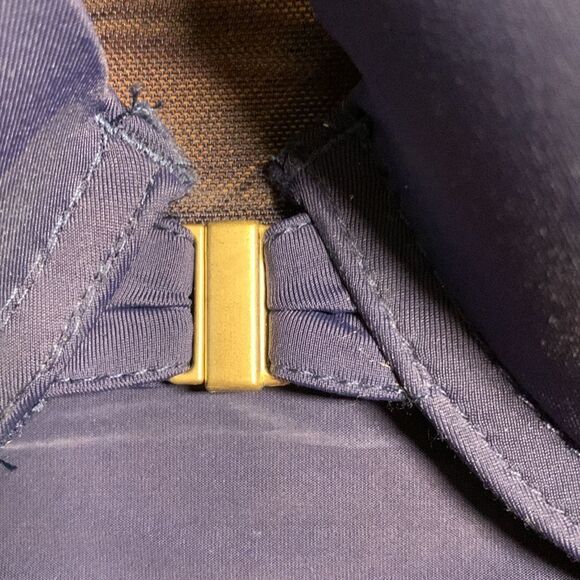 Vance Camuto Size 34B lightly padded underwire Razorback navy blue bra NWOT - Picture 4 of 9